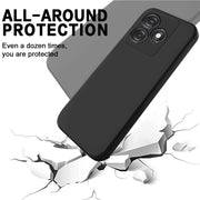 For Tecno Spark 10 4G / 10C 4G Pure Color Liquid Silicone Shockproof Phone Case(Black)