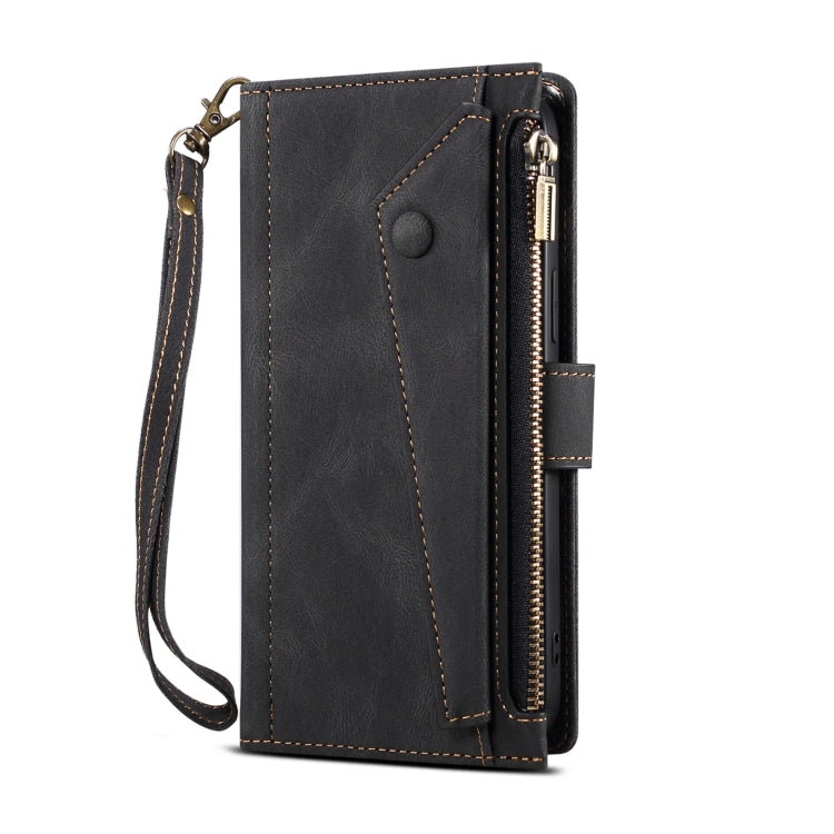 For Google Pixel 8 ESEBLE Retro Frosted RFID Flip Leather Phone Case(Black)