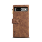 For Google Pixel 7a ESEBLE Retro Frosted RFID Flip Leather Phone Case(Brown)