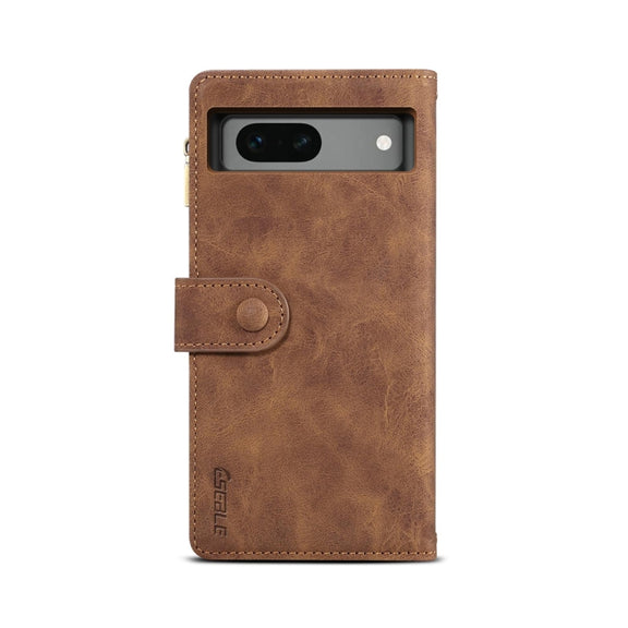 For Google Pixel 7a ESEBLE Retro Frosted RFID Flip Leather Phone Case(Brown)