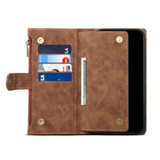 For Google Pixel 9 / 9 Pro ESEBLE Retro Frosted RFID Flip Leather Phone Case(Brown)