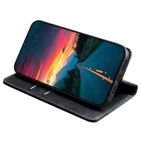 For Huawei Pura 70 Pro / Pro+ RFID Anti-theft Brush Magnetic Leather Phone Case(Black)