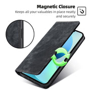 For Huawei Pura 70 Pro / Pro+ RFID Anti-theft Brush Magnetic Leather Phone Case(Black)