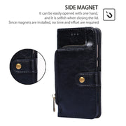 For vivo Y03 4G Zipper Bag Leather Phone Case(Black)