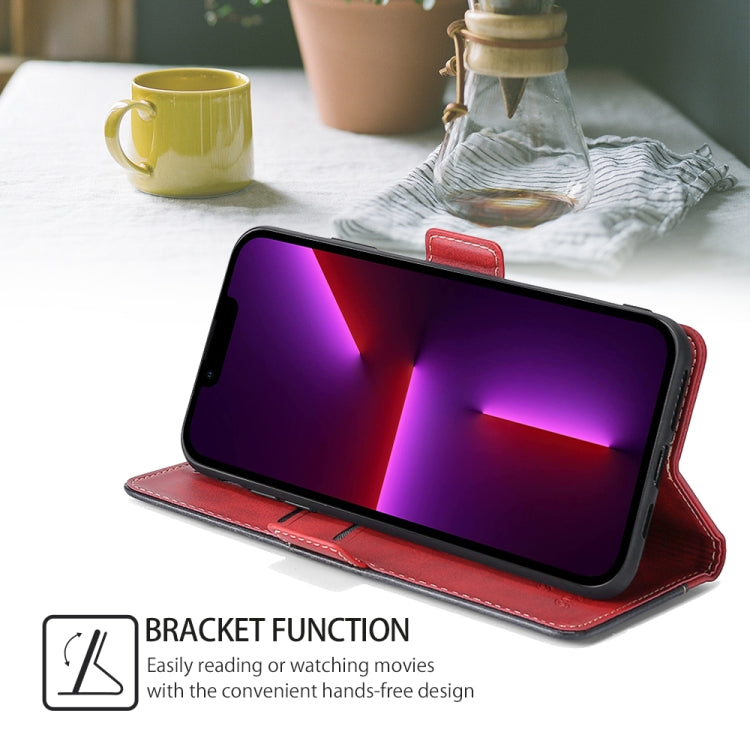 For Huawei Pura 70 Ultra 5G Contrast Color Side Buckle Leather Phone Case(Red + Black)