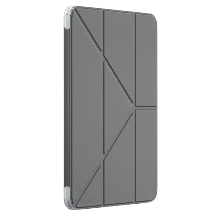 For iPad Air 11 2025 / 2024 Mutural Deformation Stand Smart Leather Tablet Case(Black)