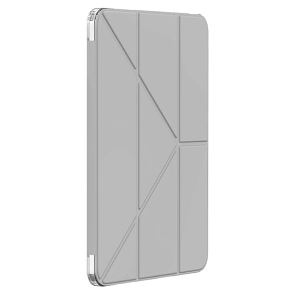 For iPad Air 13 2025 / 2024 Mutural Deformation Stand Smart Leather Tablet Case(Grey)