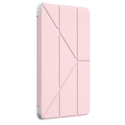 For iPad Air 13 2025 / 2024 Mutural Deformation Stand Smart Leather Tablet Case(Pink)