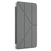 For iPad Air 13 2025 / 2024 Mutural Deformation Stand Smart Leather Tablet Case(Black)