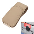 Car Sun Visor Glasses Holder Multifunctional Card Clip Storage Rack(Creamy Yellow) - Sunglasses & Glasses Clips by PMC TechLife | Online Shopping South Africa | PMC TechLife | Buy Now Pay Later Mobicred