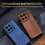 For Xiaomi 14 Pro AZNS 3D Embossed Skin Feel Phone Case(Purple)