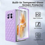 For Huawei Mate X3 Diamond Lattice Integrated Leather Phone Case(Green)