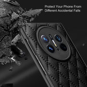 For Huawei Mate X3 Diamond Lattice Integrated Leather Phone Case(Green)