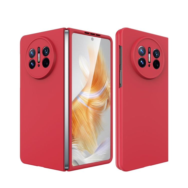 For Huawei Mate X3 Oil-sprayed Integrated Phone Case(Red)