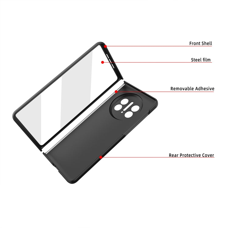 For Huawei Mate X3 Oil-sprayed Integrated Phone Case(Red)