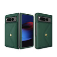 For Google Pixel Fold Litchi Texture Integrated Phone Case with Card Bag(Green) - Google Cases by PMC TechLife | Online Shopping South Africa | PMC TechLife | Buy Now Pay Later Mobicred