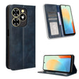 For Tecno Spark Go 2024 Magnetic Buckle Retro Texture Leather Phone Case(Blue) - Tecno Cases by PMC Jewellery | Online Shopping South Africa | PMC Jewellery | Buy Now Pay Later Mobicred