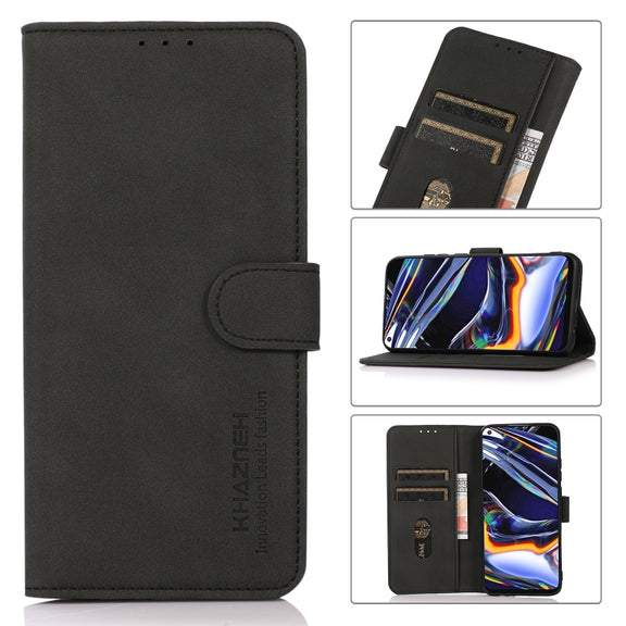 For Xiaomi Redmi Note 13 Pro 4G / POCO M6 Pro KHAZNEH Matte Texture Leather Phone Case(Black)