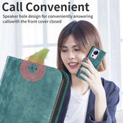 For Xiaomi 13 Lite 5G / Civi 2 Plaid Embossed Leather Phone Case(Green)
