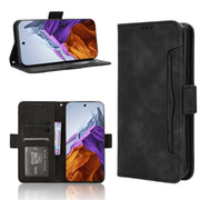 For Google Pixel 9 Pro Skin Feel Calf Texture Card Slots Leather Phone Case(Black)