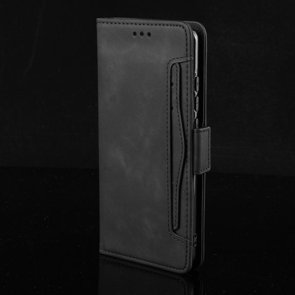 For Google Pixel 9 Skin Feel Calf Texture Card Slots Leather Phone Case(Black)