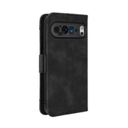 For Google Pixel 9 Skin Feel Calf Texture Card Slots Leather Phone Case(Black)