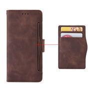 For Google Pixel 9 Skin Feel Calf Texture Card Slots Leather Phone Case(Brown)