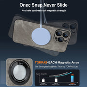 For iPhone 11 Skin Feel Leather MagSafe Magnetic Phone Case(Grey)