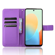 For Tecno Spark Go 2024 Diamond Texture Leather Phone Case(Purple)