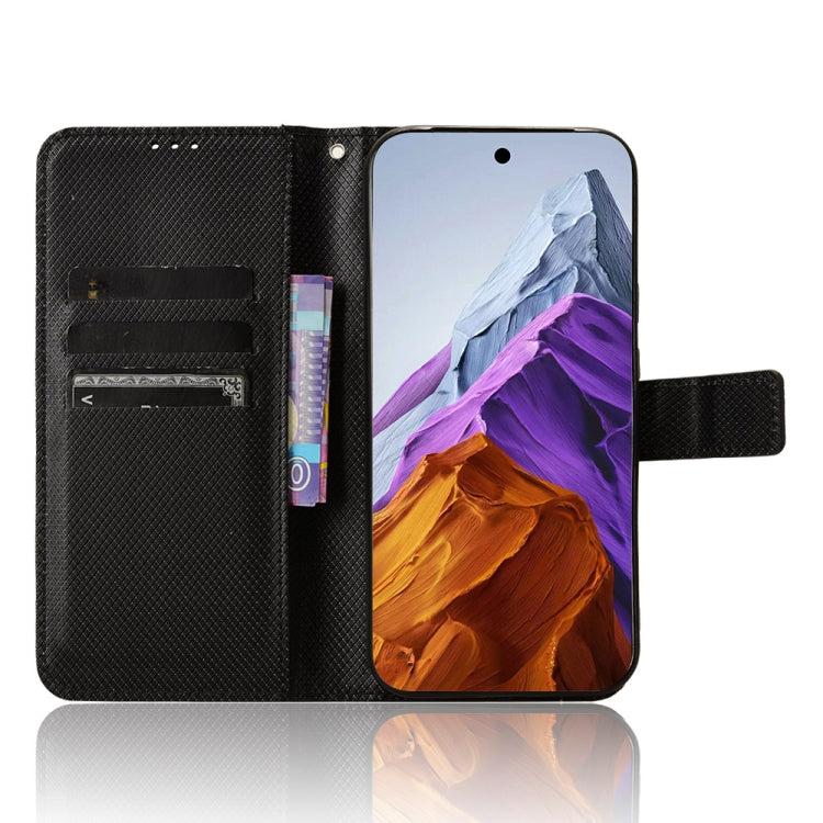 For Google Pixel 9 Pro Diamond Texture Leather Phone Case(Black)