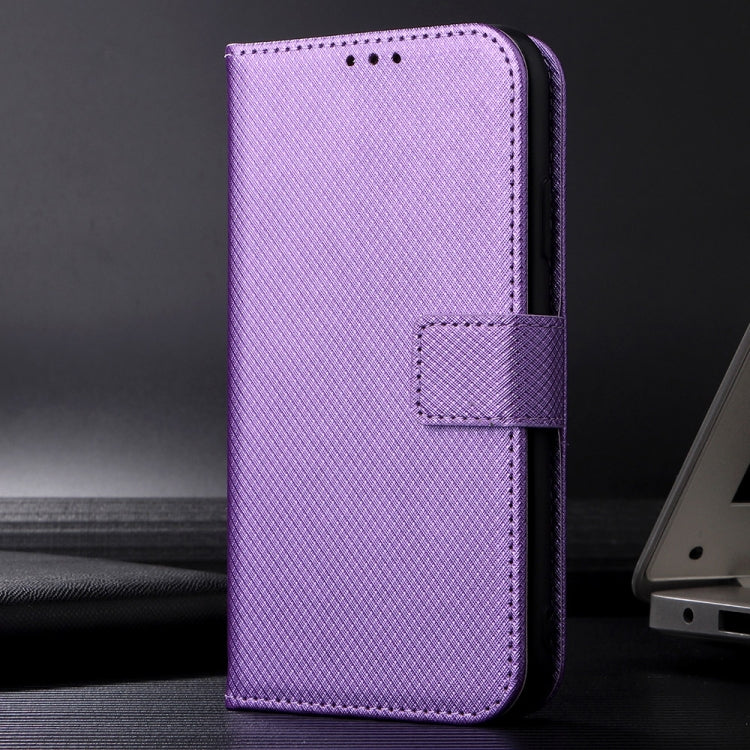 For Google Pixel 9 Pro Diamond Texture Leather Phone Case(Purple)