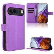 For Google Pixel 9 Pro Diamond Texture Leather Phone Case(Purple)
