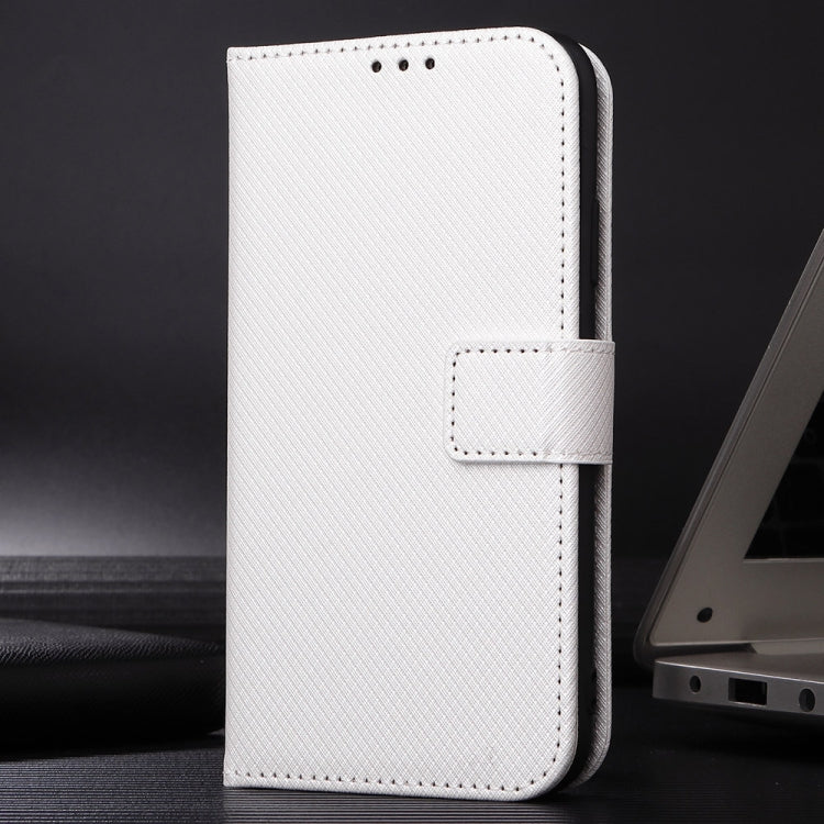 For Google Pixel 9 Diamond Texture Leather Phone Case(White)