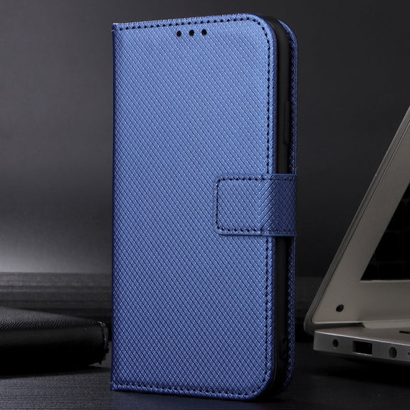For Google Pixel 9 Diamond Texture Leather Phone Case(Blue)