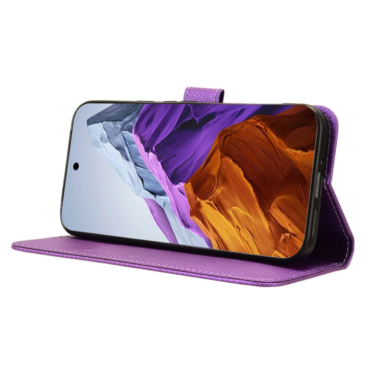 For Google Pixel 9 Diamond Texture Leather Phone Case(Purple)