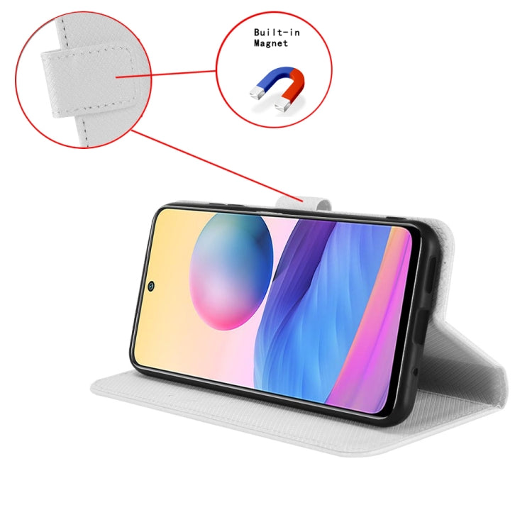 For Asus ROG Phone 8 Diamond Texture Leather Phone Case(White)