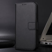 For Huawei nova Y72 4G Diamond Texture Leather Phone Case(Black)