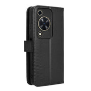 For Huawei nova Y72 4G Diamond Texture Leather Phone Case(Black)