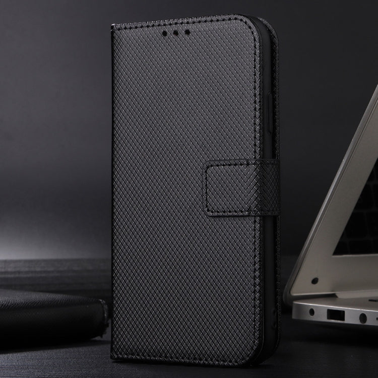 For Sony Xperia 1 VI 2024 Diamond Texture Leather Phone Case(Black)