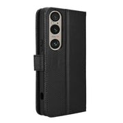 For Sony Xperia 1 VI 2024 Diamond Texture Leather Phone Case(Black)