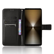 For Sony Xperia 1 VI 2024 Diamond Texture Leather Phone Case(Black)