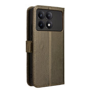 For Xiaomi Redmi K70 / K70 Pro Diamond Texture Leather Phone Case(Brown)