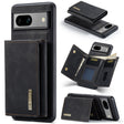 For Google Pixel 8A DG.MING M1 Series 3-Fold Multi Card Wallet + Magnetic Phone Case(Black) - Google Cases by DG.MING | Online Shopping South Africa | PMC TechLife | Buy Now Pay Later Mobicred