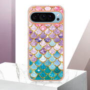 For Google Pixel 9 / 9 Pro Electroplating IMD TPU Phone Case(Colorful Scales)