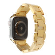 Plaid Metal Watch Band For Apple Watch Series 10 46mm(Gold) - free shipping - PMC TechLife - Order now!