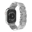 Plaid Metal Watch Band For Apple Watch Series 10 46mm(Silver) - free shipping - PMC TechLife - Order now!