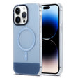 For iPhone 15 Pro PC + TPU IMD MagSafe Magnetic Phone Case(Grey) - iPhone 15 Pro Cases by PMC TechLife | Online Shopping South Africa | PMC TechLife