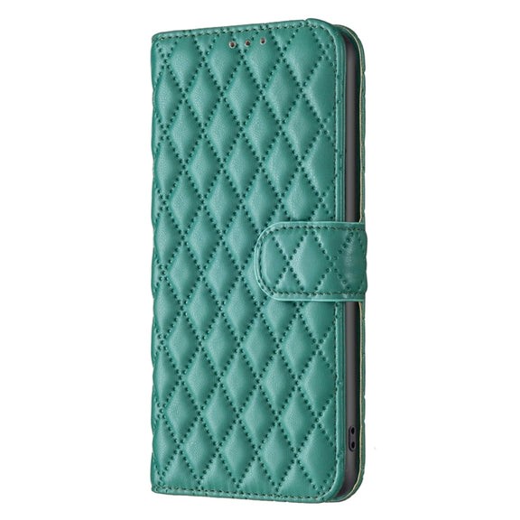 For Google Pixel 9 Diamond Lattice Wallet Leather Flip Phone Case(Green)