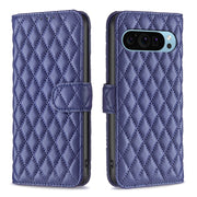 For Google Pixel 9 Diamond Lattice Wallet Leather Flip Phone Case(Blue)
