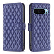 For Google Pixel 9 Pro Diamond Lattice Wallet Leather Flip Phone Case(Blue) - Google Cases by PMC TechLife | Online Shopping South Africa | PMC TechLife | Buy Now Pay Later Mobicred